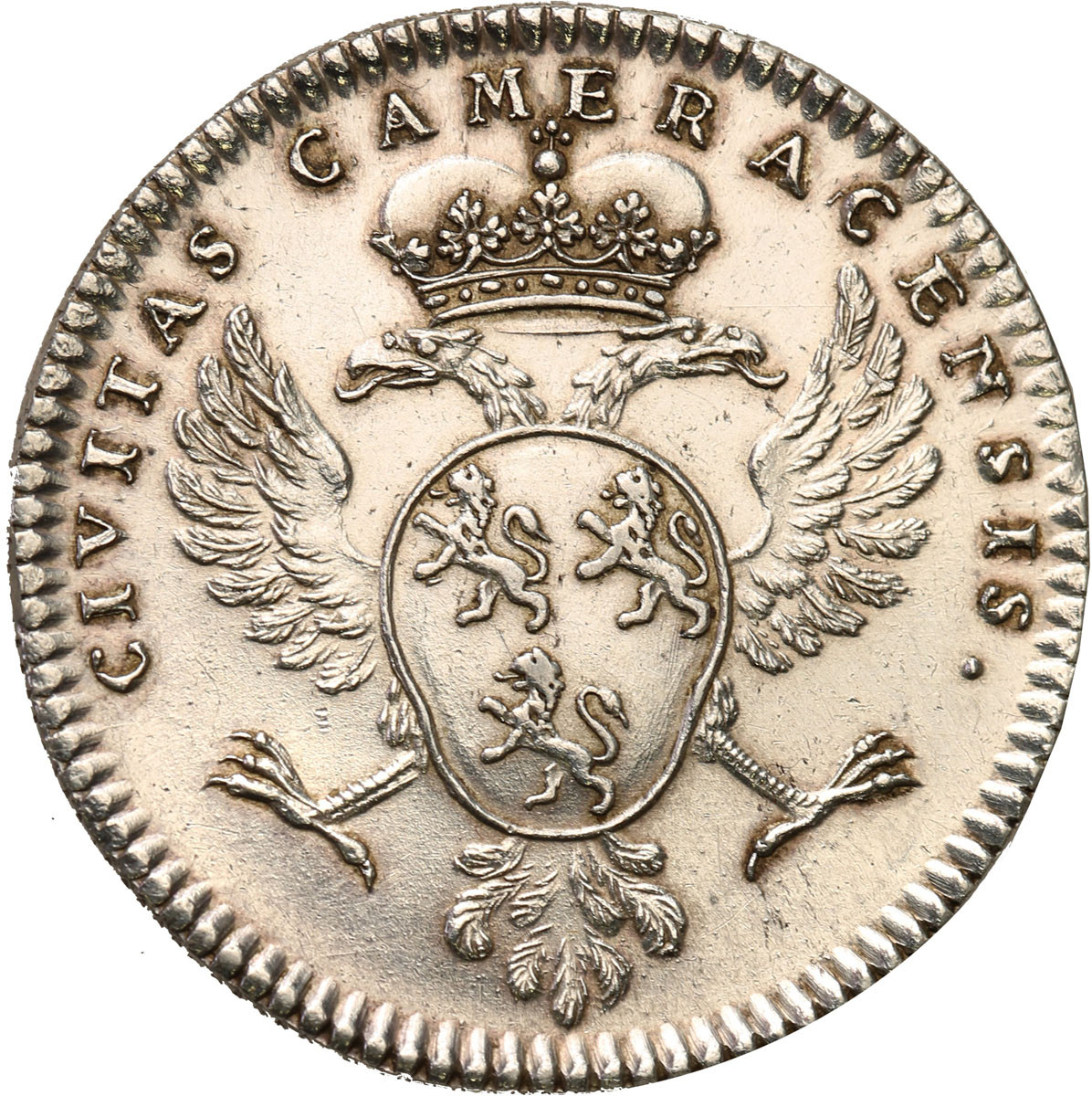 Francja, Ludwik XVI. Żeton bez daty, srebro